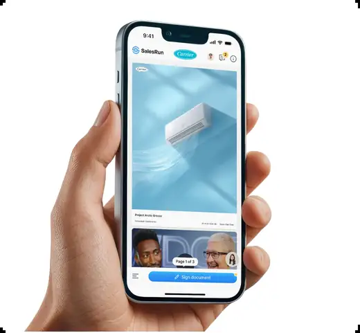 SalesRun on mobile decide