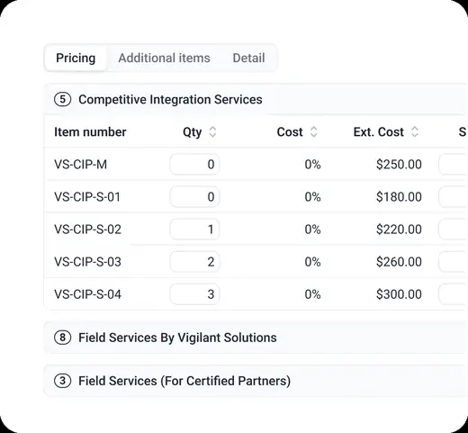 SalesRun Pricing module